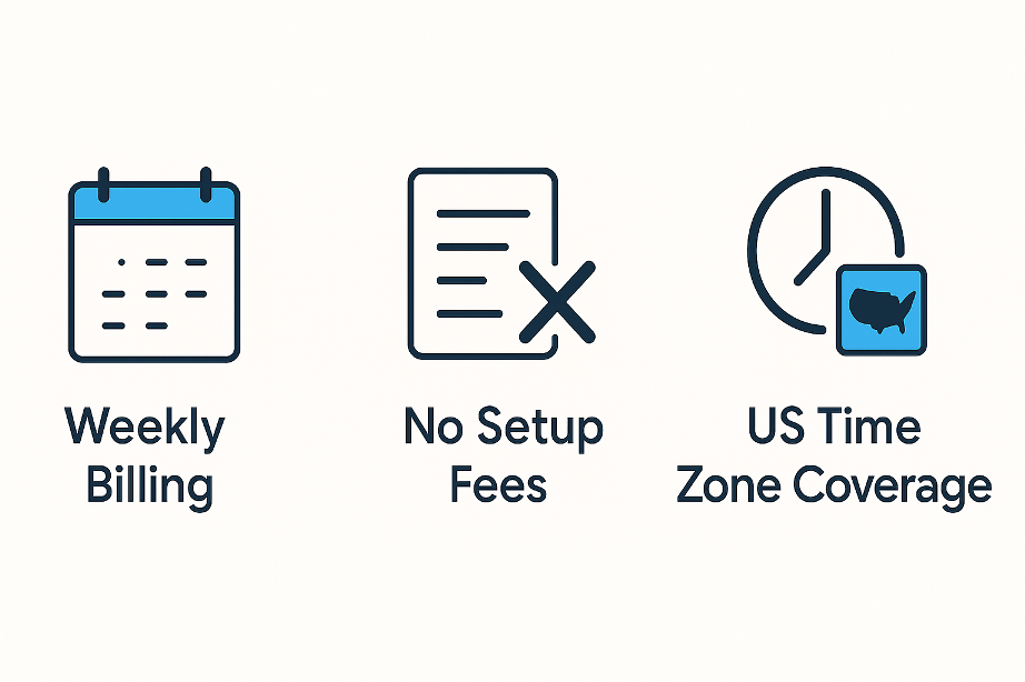 Property Management Virtual Assistant 8 Pricing Section – Trust Symbol Row
